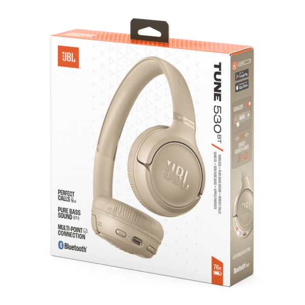 JBL slušalice Tune 530BT bež 4