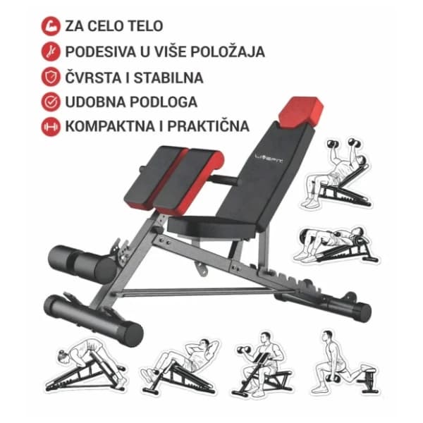 LiveFit SUP2006 multifunkcionalna klupa 2
