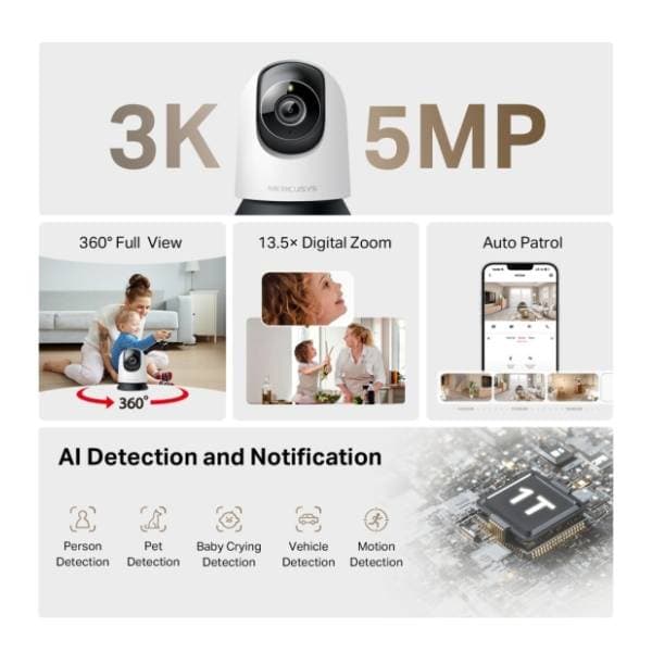 MERCUSYS MC230 3K 5MP IP kamera 1