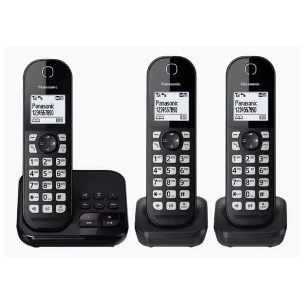 PANASONIC KX-TGC463GB crni bežični fiksni telefoni 1