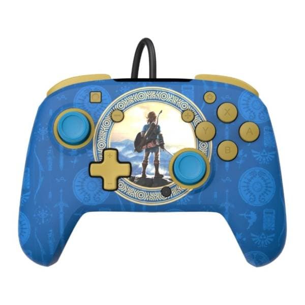 PDP Nintendo Switch gamepad Hyrule Blue Rematch 0