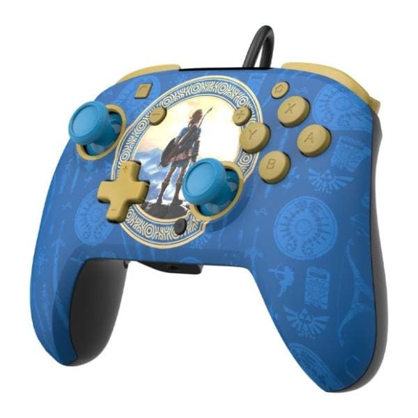 PDP Nintendo Switch gamepad Hyrule Blue Rematch 1