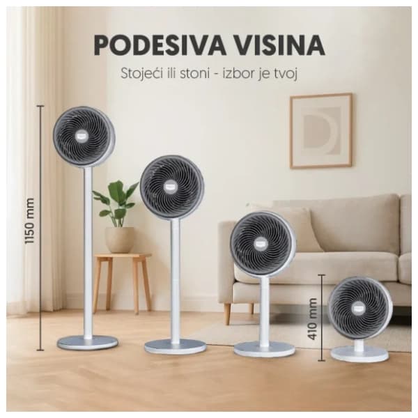 PROSTO ventilator SF10C/WH 1