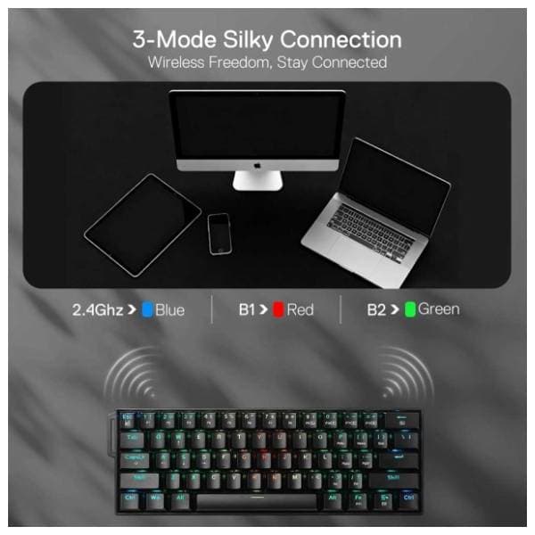 REDRAGON bežična tastatura Draconic K530 Pro Plus 2