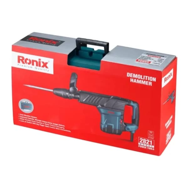 RONIX E SDS-MAX SET 2821 BMC 1500W/0-27J elektro pneumatski čekić 8