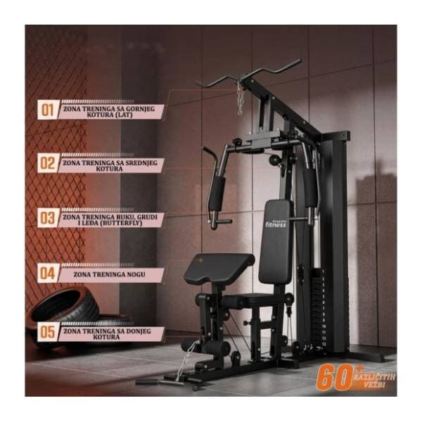 SHOPPSTER fitness MHG1060 gladijator sa tegovima 6