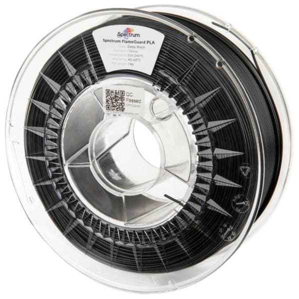 SPECTRUM FlameGuard PLA 1kg Deep Black 1,75mm 3D filament 0