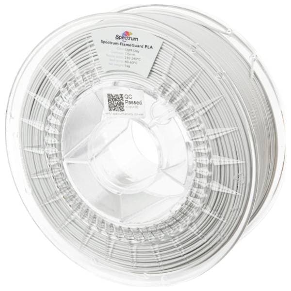 SPECTRUM FlameGuard PLA 1kg Light Grey 1,75mm 3D filament 0