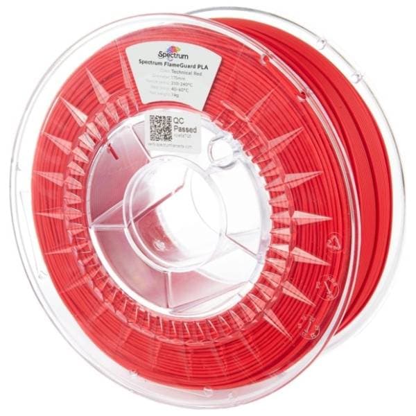 SPECTRUM FlameGuard PLA 1kg Technical Red 1,75mm 3D filament 0