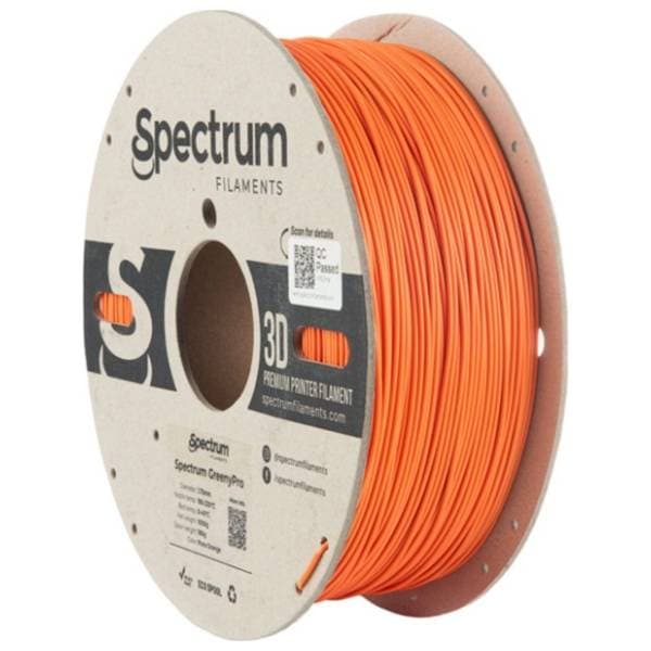 SPECTRUM GreenyPro 1kg Pure Orange 1,75mm 3D filament 0