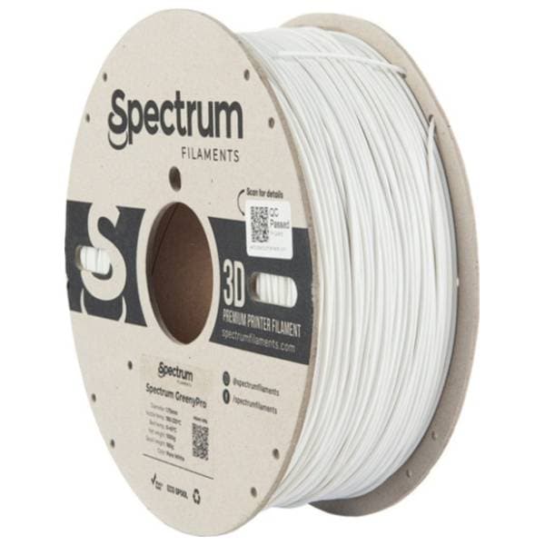 SPECTRUM GreenyPro 1kg Pure White 1,75mm 3D filament 0