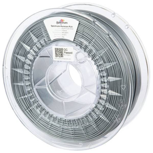 SPECTRUM Huracan PLA 1kg Aluminium Silver 1,75mm 3D filament 0