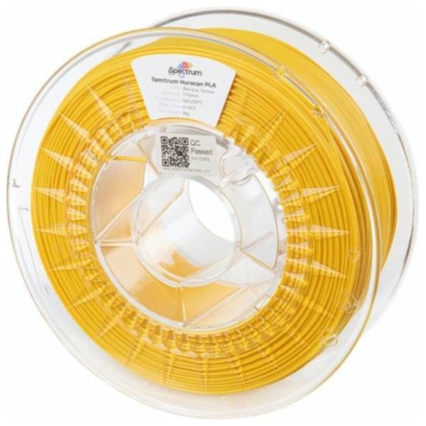 SPECTRUM Huracan PLA 1kg Banana Yellow 1,75mm 3D filament 0