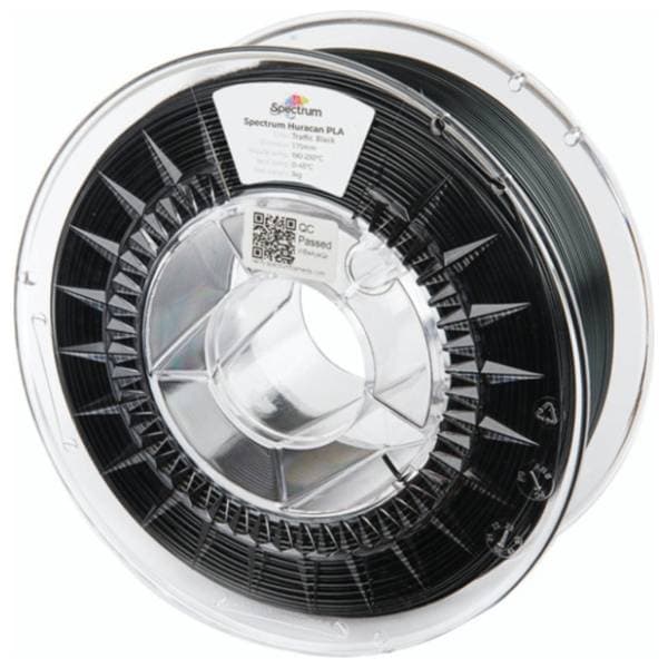 SPECTRUM Huracan PLA 1kg Traffic Black 1,75mm 3D filament 0