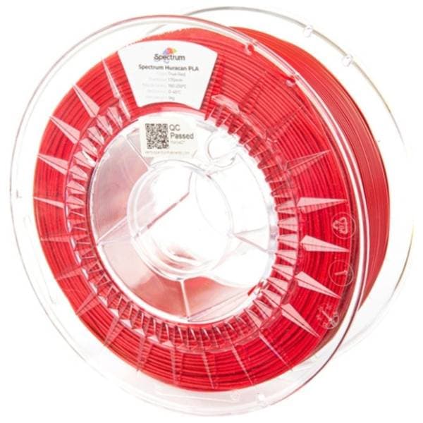 SPECTRUM Huracan PLA 1kg True Red 1,75mm 3D filament 0