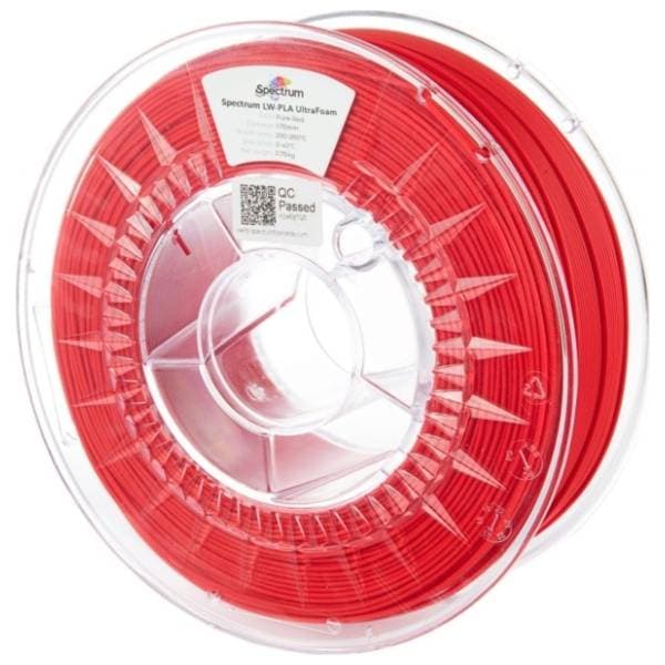 SPECTRUM LW-PLA UltraFoam 750g Pure Red 1,75mm 3D filament 0