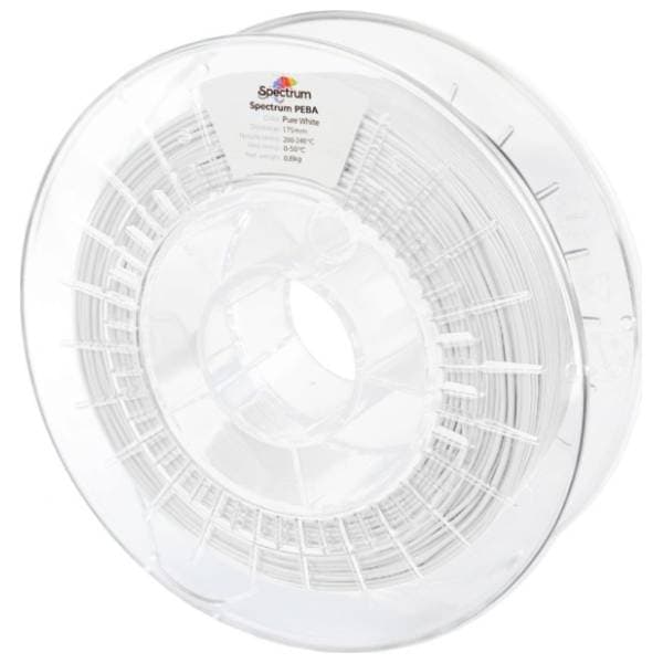SPECTRUM PEBA 800g Pure White 1,75mm 3D filament 0