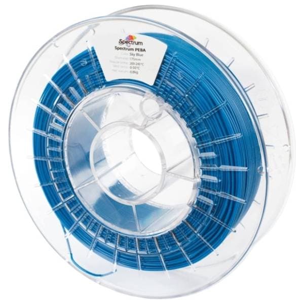 SPECTRUM PEBA 800g Sky Blue 1,75mm 3D filament 0