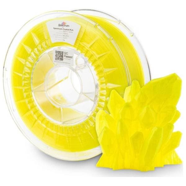 SPECTRUM PLA Crystal 1kg Electric Yellow 1,75mm 3D filament 0