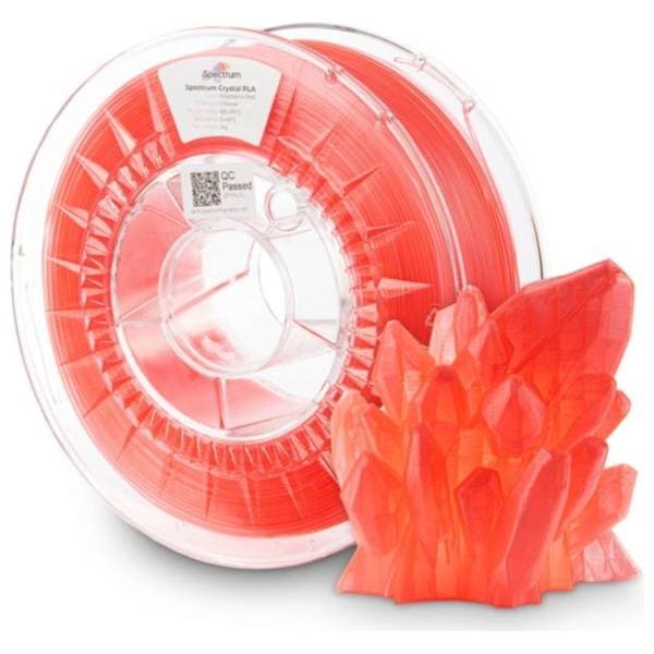 SPECTRUM PLA Crystal 1kg Raspberry Red 1,75mm 3D filament 0