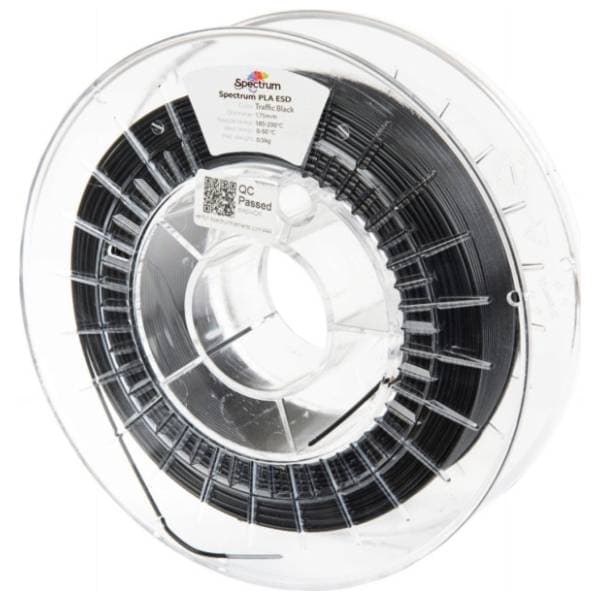 SPECTRUM PLA ESD 1kg Traffic Black 1,75mm 3D filament 0
