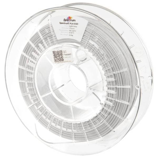 SPECTRUM PLA ESD 500g Light Grey 1,75mm 3D filament 0