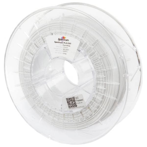 SPECTRUM PLA ESD 500g Pure White 1,75mm 3D filament 0