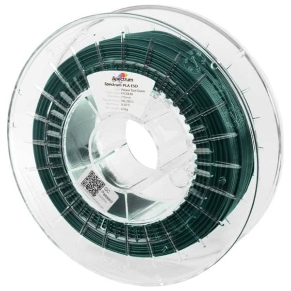 SPECTRUM PLA ESD Power Tool 1kg Green 1,75mm 3D filament 0