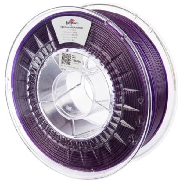 SPECTRUM PLA Glitter 1kg Violett 1,75mm 3D filament 0