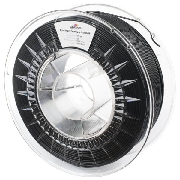SPECTRUM PLA MATTE 1kg Deep Black 1,75mm 3D filament 0