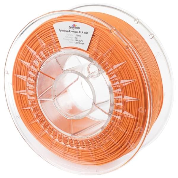 SPECTRUM PLA MATTE 1kg Lion Orange 1,75mm 3D filament 0