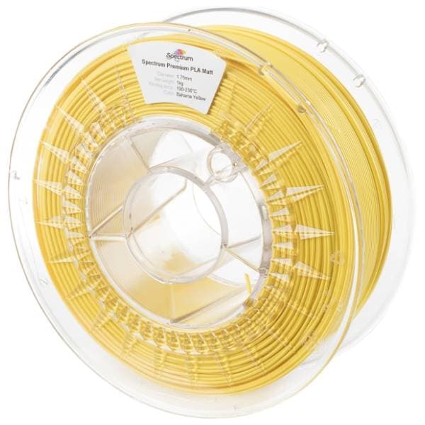 SPECTRUM PLA MATTE 1kg Yellow 1,75mm 3D filament 0