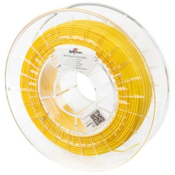 SPECTRUM S-Flex 85A 500g Bahama Yellow 1,75mm 3D filament 0