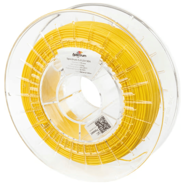 SPECTRUM S-Flex 98A 500g Bahama Yellow 1,75mm 3D filament 0