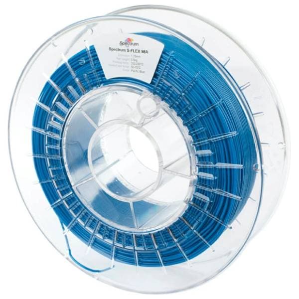 SPECTRUM S-Flex 98A 500g Pacific Blue 1,75mm 3D filament 0