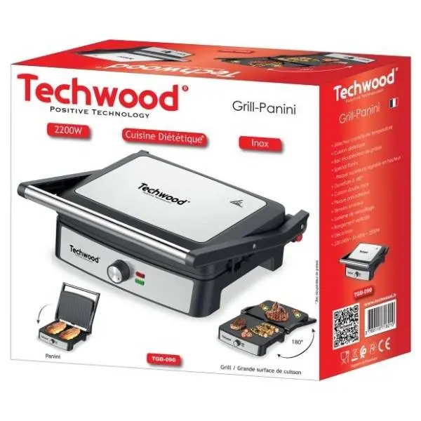 TECHWOOD grill toster TGD-090 3