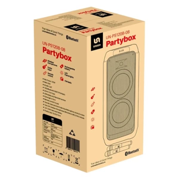 UNION partybox zvučnik PS180B-10 Flame 5
