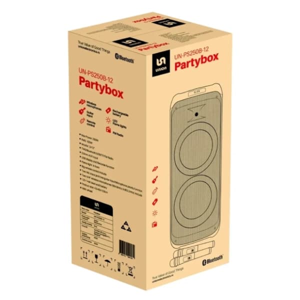 UNION partybox zvučnik PS250B-12 Flame 5
