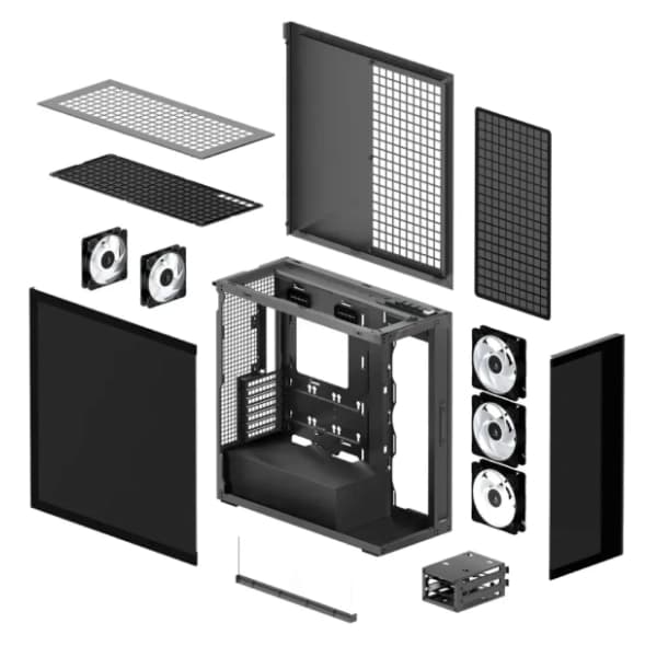 ARCTIC kućište Xtender Glass Black 8