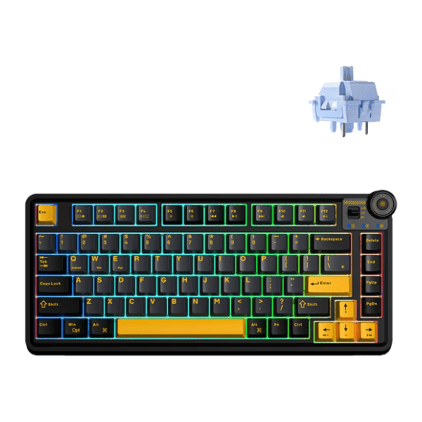 AULA bežična tastatura AU75 Black/Orange 0