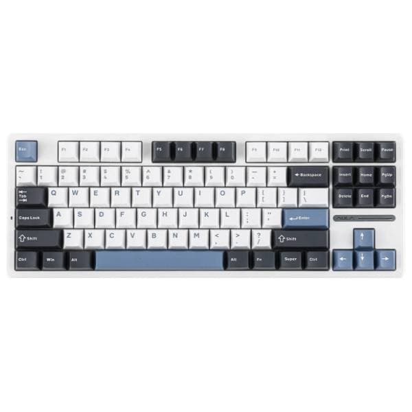 AULA tastatura F87 W/B 0