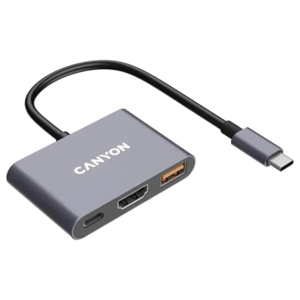 CANYON USB Hub 3-in-1 DS-4 (CNS-TDS4) Grey 2
