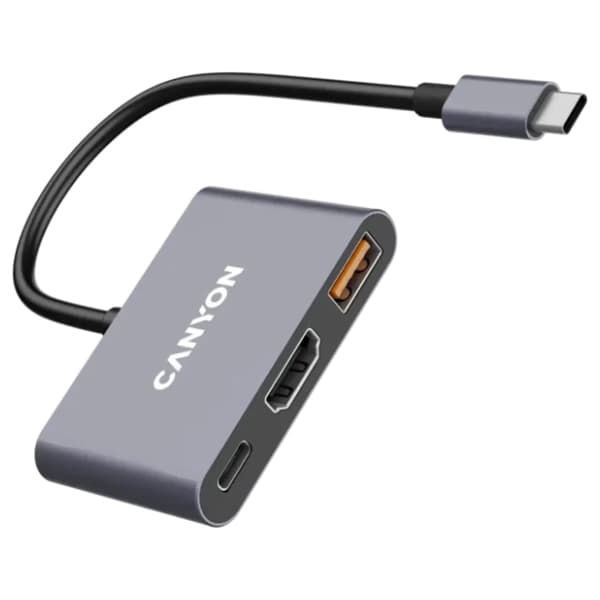 CANYON USB Hub 3-in-1 DS-4 (CNS-TDS4) Grey 3
