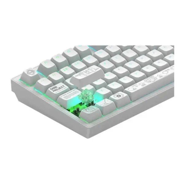 DARK PROJECT bežična tastatura ALU Terra Nova White (ANSI) 5