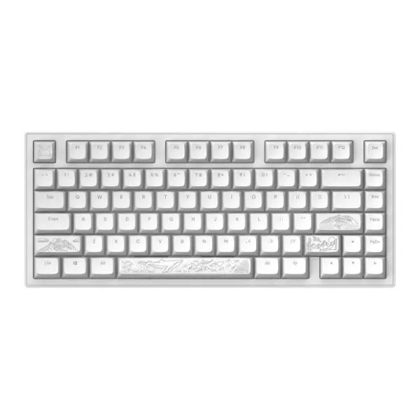 DARK PROJECT tastatura ALU Terra Nostra White (ANSI) 1