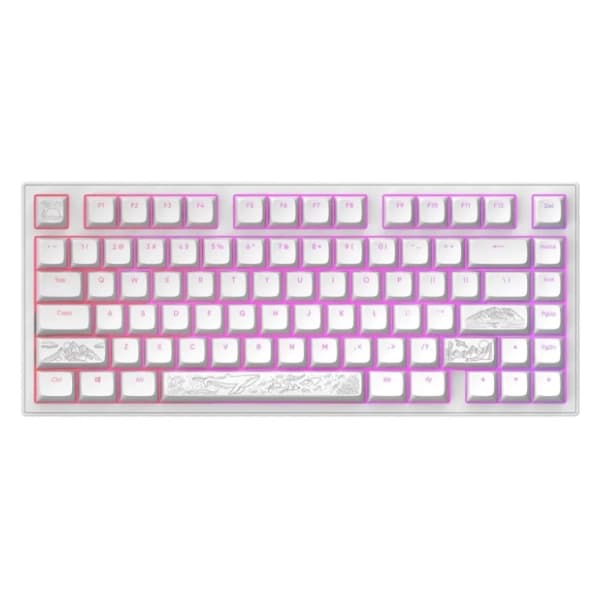 DARK PROJECT tastatura ALU Terra Nostra White (ANSI/UA) 0