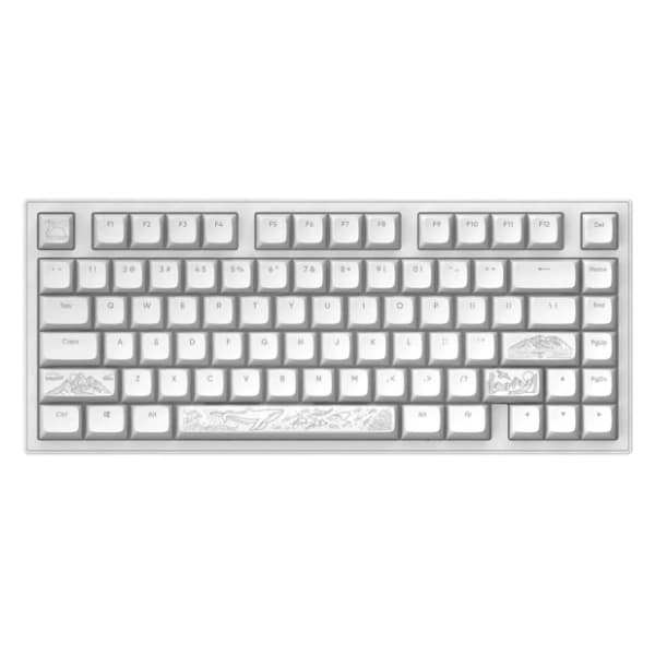 DARK PROJECT tastatura ALU Terra Nostra White (ANSI/UA) 1