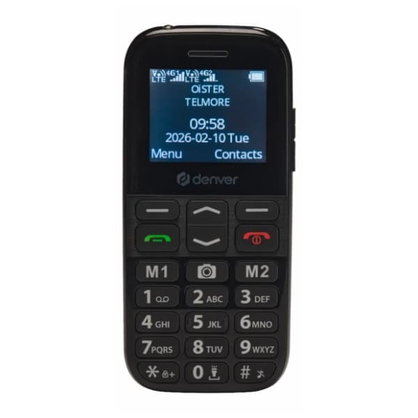 Denver BAS-18800L Senior 4G Black 0