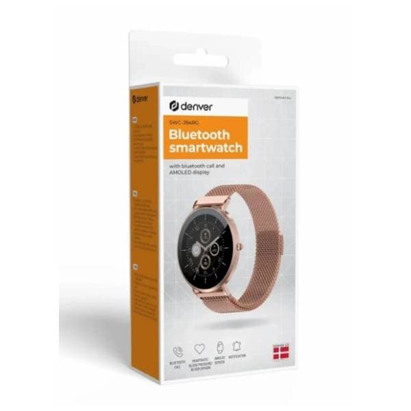 DENVER SWC-394RG Rose Gold Milanese pametni sat 12