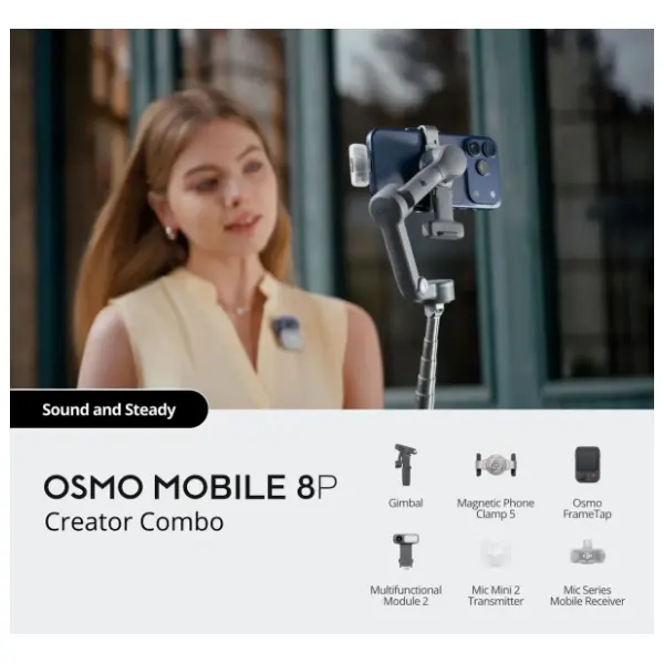 DJI Osmo Mobile 8P Creator Combo gimbal 3